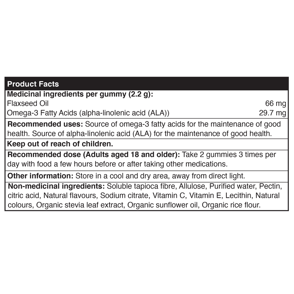 Gummies for Adults: Plant-Based Omega-3 (Sugar-Free)