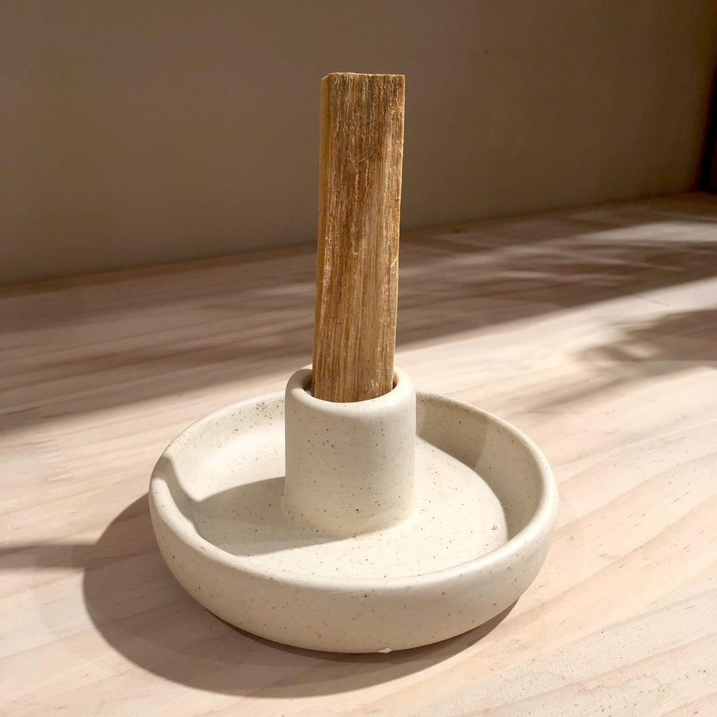 new in: palo santo holder