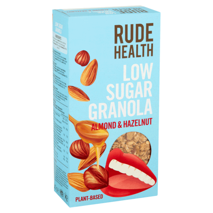 Rude Health - Almond & Hazelnut Low Sugar Granola 杏仁榛子低糖穀物脆片