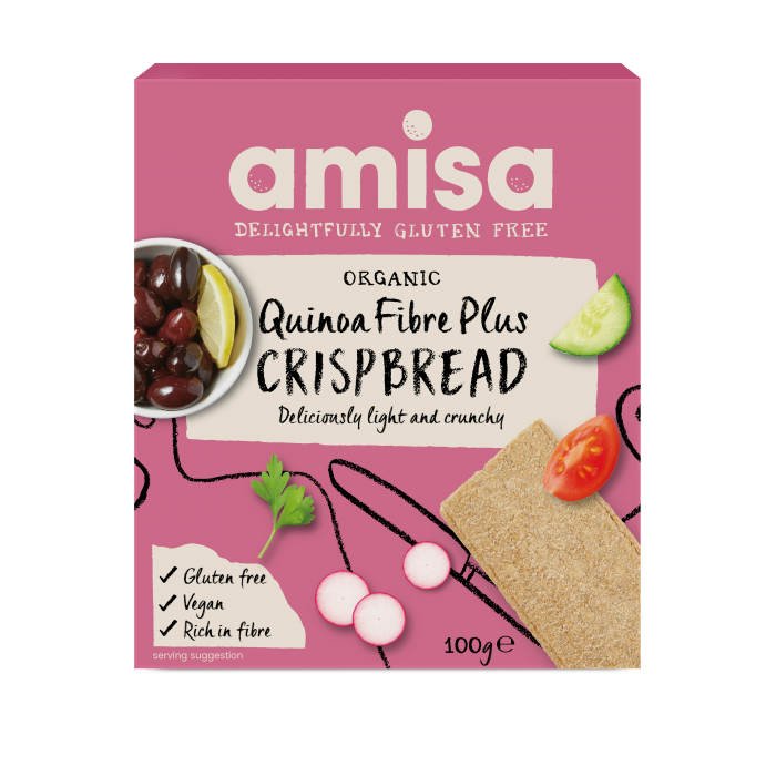 Amisa - GF Quinoa Crispbread (Organic) 有機無麩質藜麥香脆餅乾