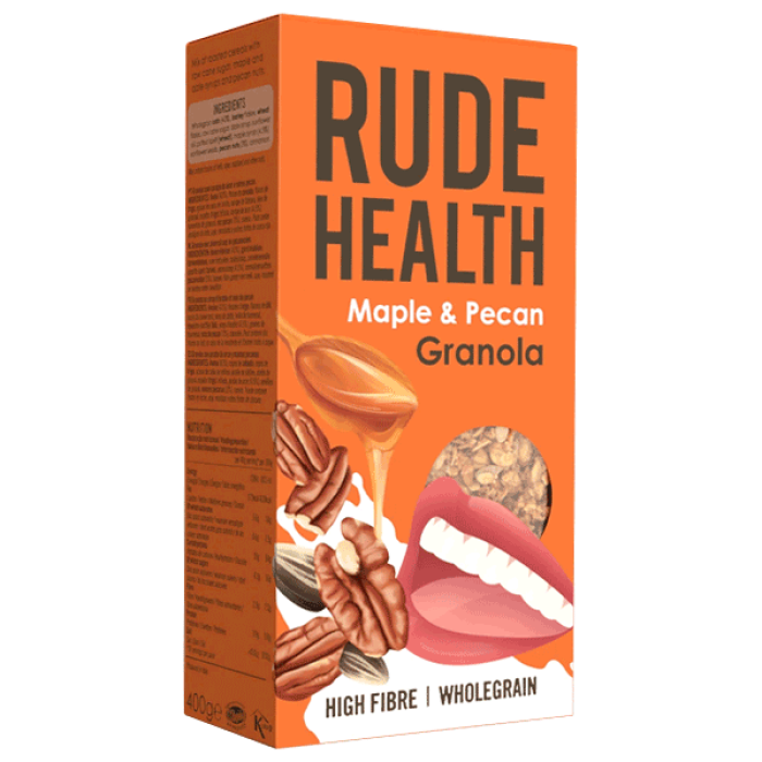 Rude Health - Maple & Pecan Granola 楓糖山核桃穀物脆片