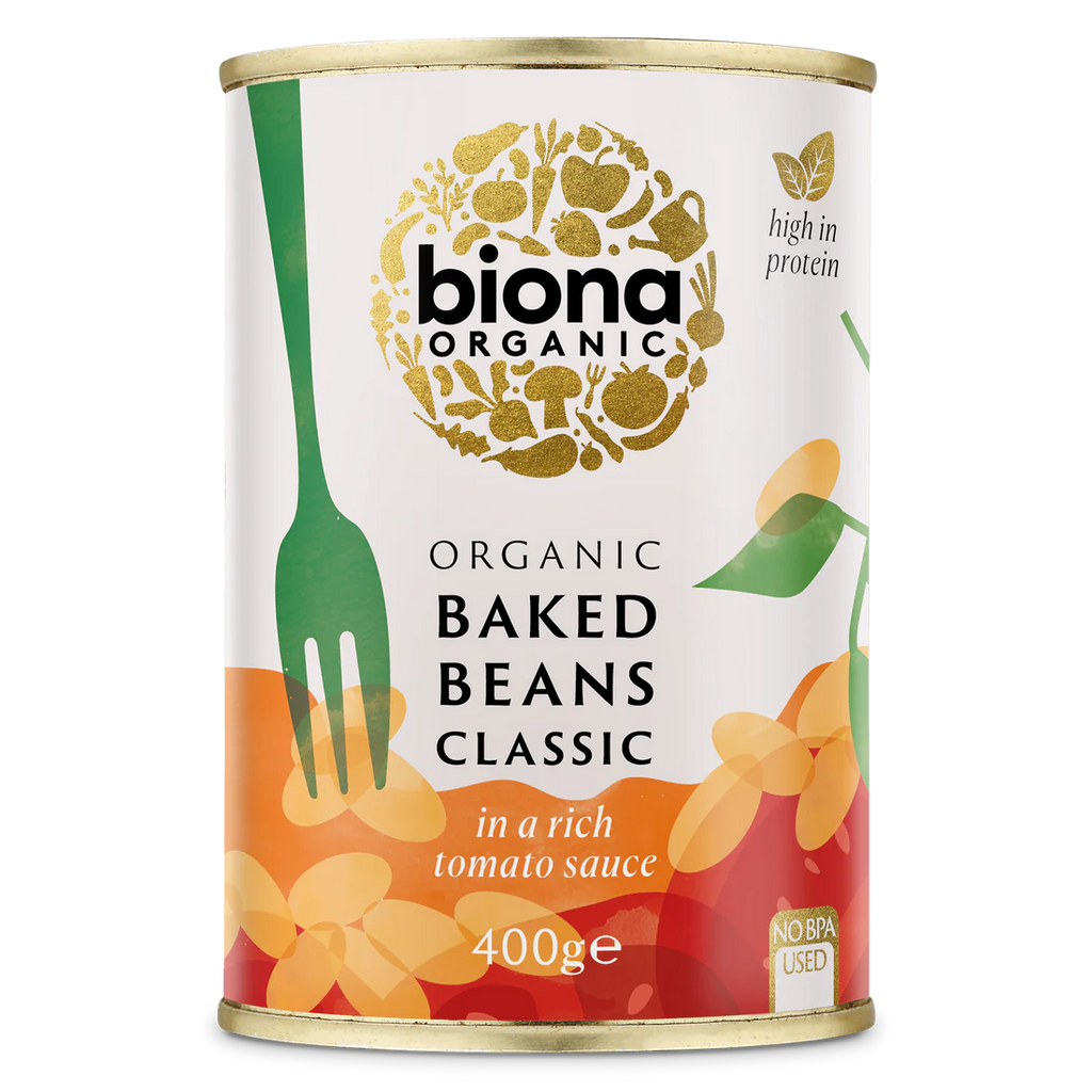 Biona - Baked Beans in Tomato Sauce (Organic) 有機純素茄汁焗豆 400g