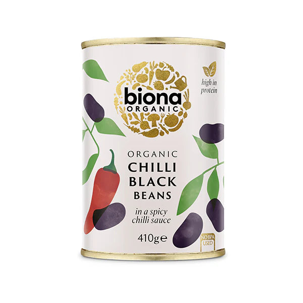 Biona - Chilli Black Beans (Organic) 有機香辣黑豆 410g