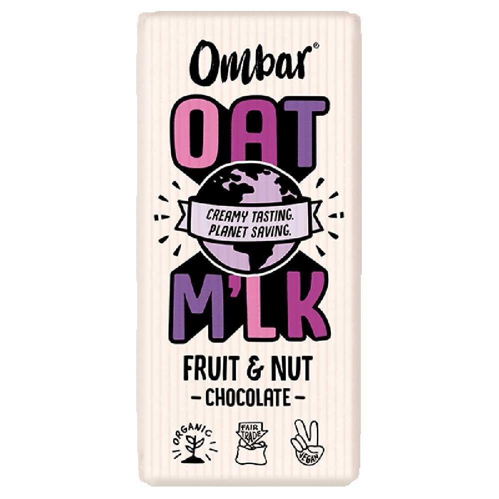 Ombar - Oat M'lk Fruit & Nut Chocolate Bar 純素乾果果仁朱古力 70g