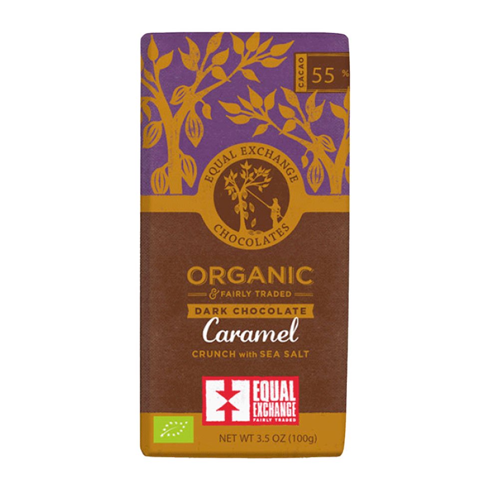 Equal Exchange - Dark Caramel Crunch with Sea Salt Chocolate 55% 海鹽焦糖黑朱古力 100g