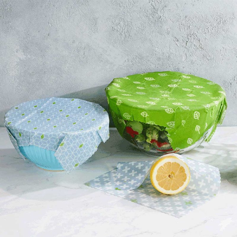 Vegan Food Wraps - Set of 3 環保植物蠟保鮮布 三塊裝