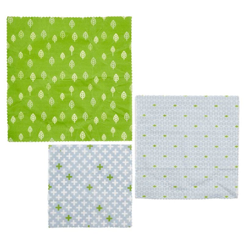 Vegan Food Wraps - Set of 3 環保植物蠟保鮮布 三塊裝