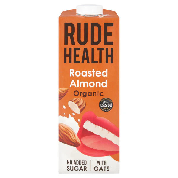 Rude Health - Roasted Almond & Oat Drink No Added Sugar 有機烤杏仁燕麥奶 1L