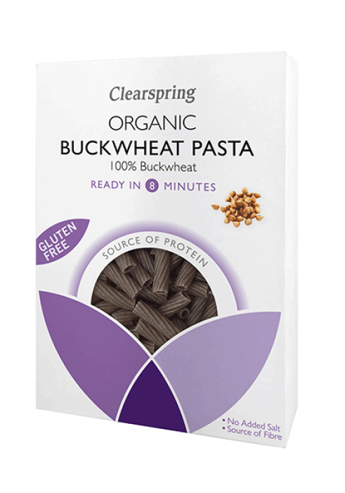 Clearspring - GF Buckwheat Tortiglioni (Organic) 有機無麩質蕎麥旋紋通心粉