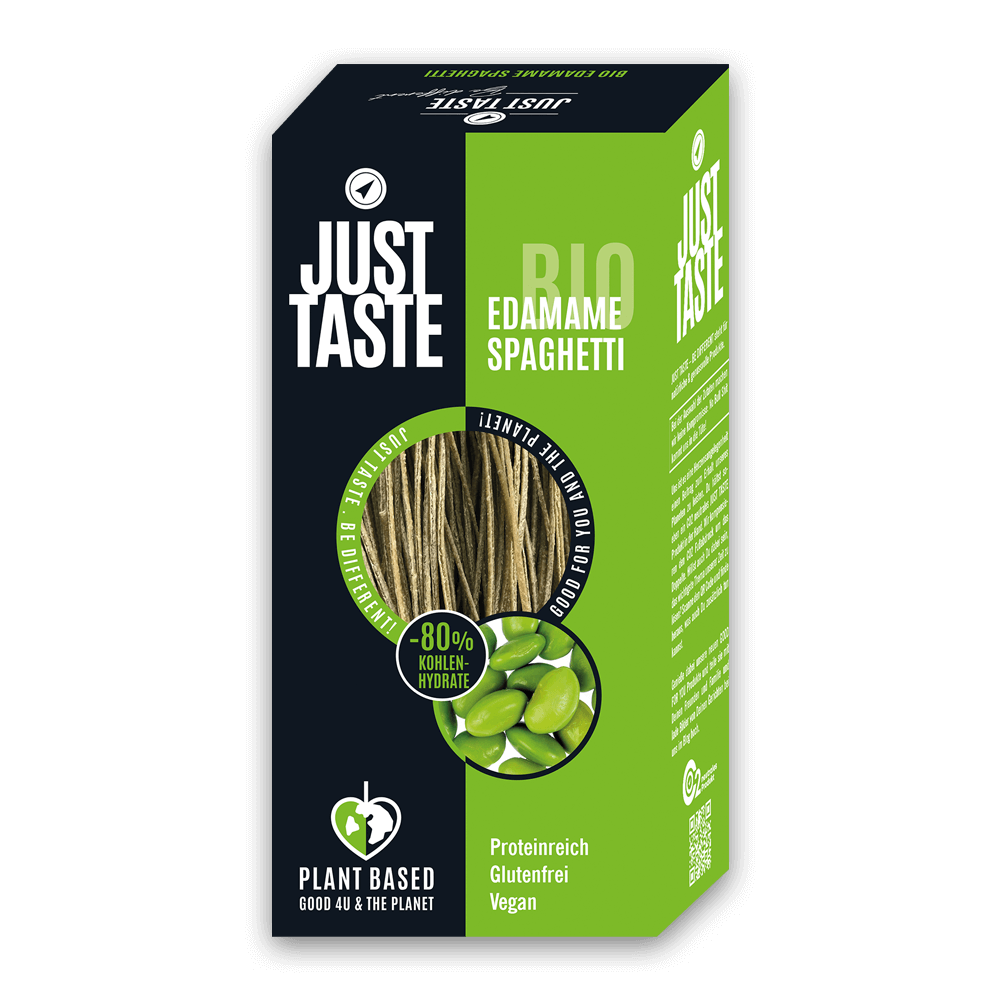 Just Taste - GF Mungbean Edamame Pasta (Organic) 有機無麩質枝豆綠豆意粉 250g