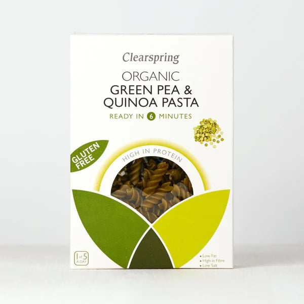 Clearspring - GF Green Pea & Quinoa Fusilli (Organic) 有機無麩質綠豌豆藜麥螺絲粉