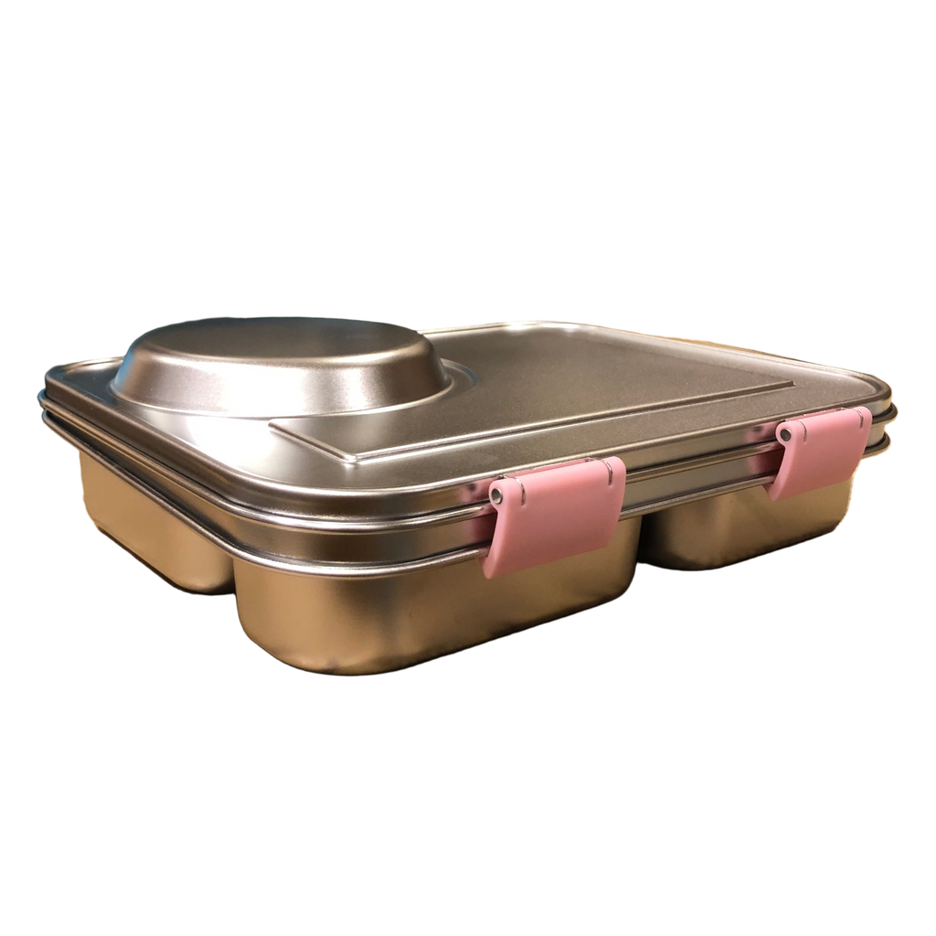 Leak-Proof Stainless Steel Lunchbox Insulated Food Jar Set 不鏽鋼密封分格食物盒連保溫食物罐