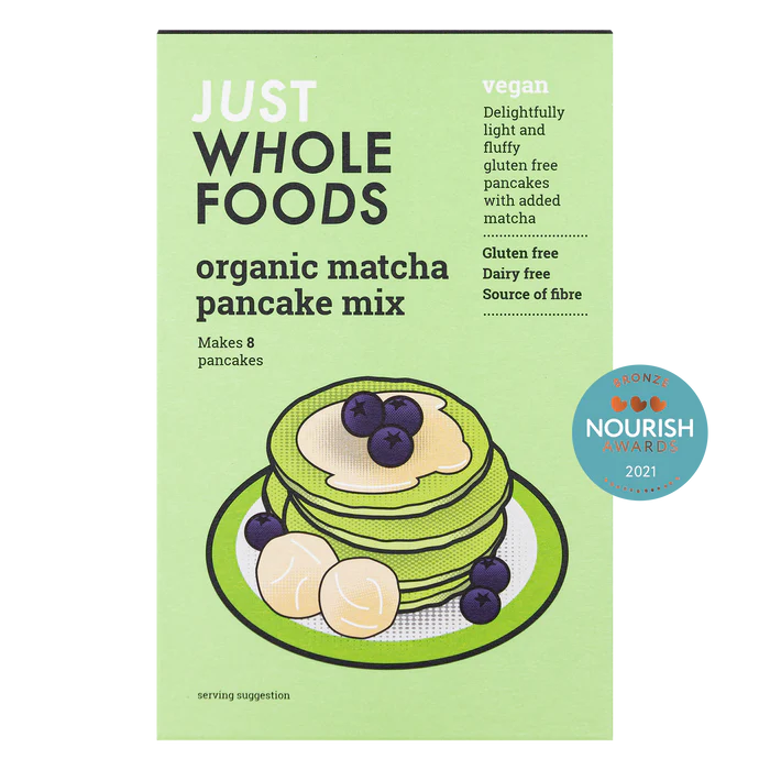 Just Wholefoods - Matcha Pancake Mix (Organic) 有機抹茶班戟預拌粉 188g