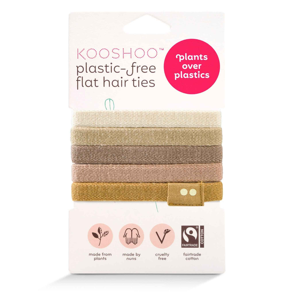 Plastic-Free Hair Ties (Organic) 有機棉不含塑膠髮圈