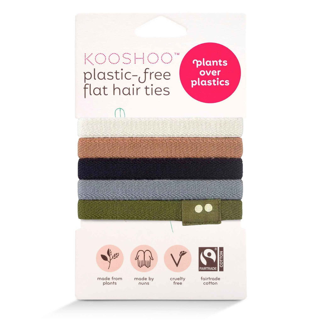 Plastic-Free Hair Ties (Organic) 有機棉不含塑膠髮圈