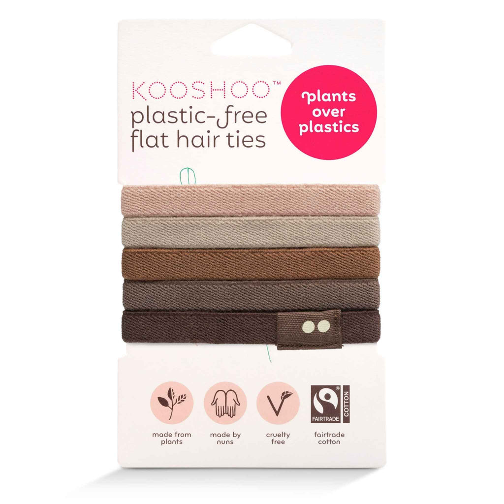 Plastic-Free Hair Ties (Organic) 有機棉不含塑膠髮圈