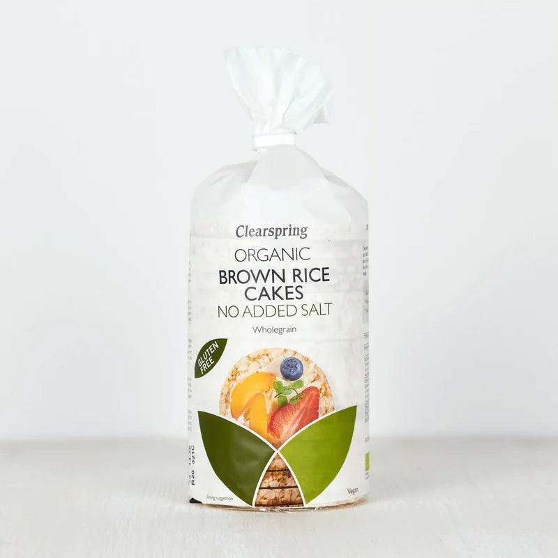 Clearspring Organic Brown Rice Cakes No Added Salt 1 x 130g