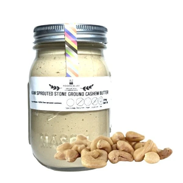 Raw Sprouted Cashew Butter 生機催芽石磨腰果醬 - 454g