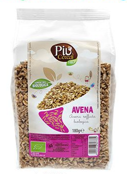 Più Cereali Bio 100% Puffed Oat (Organic) 180g 有機百分百脆燕麥粒