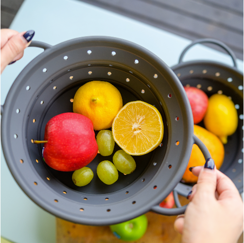 Silicone Collapsible 4-IN-1 Colander 矽膠可摺疊多用途隔篩