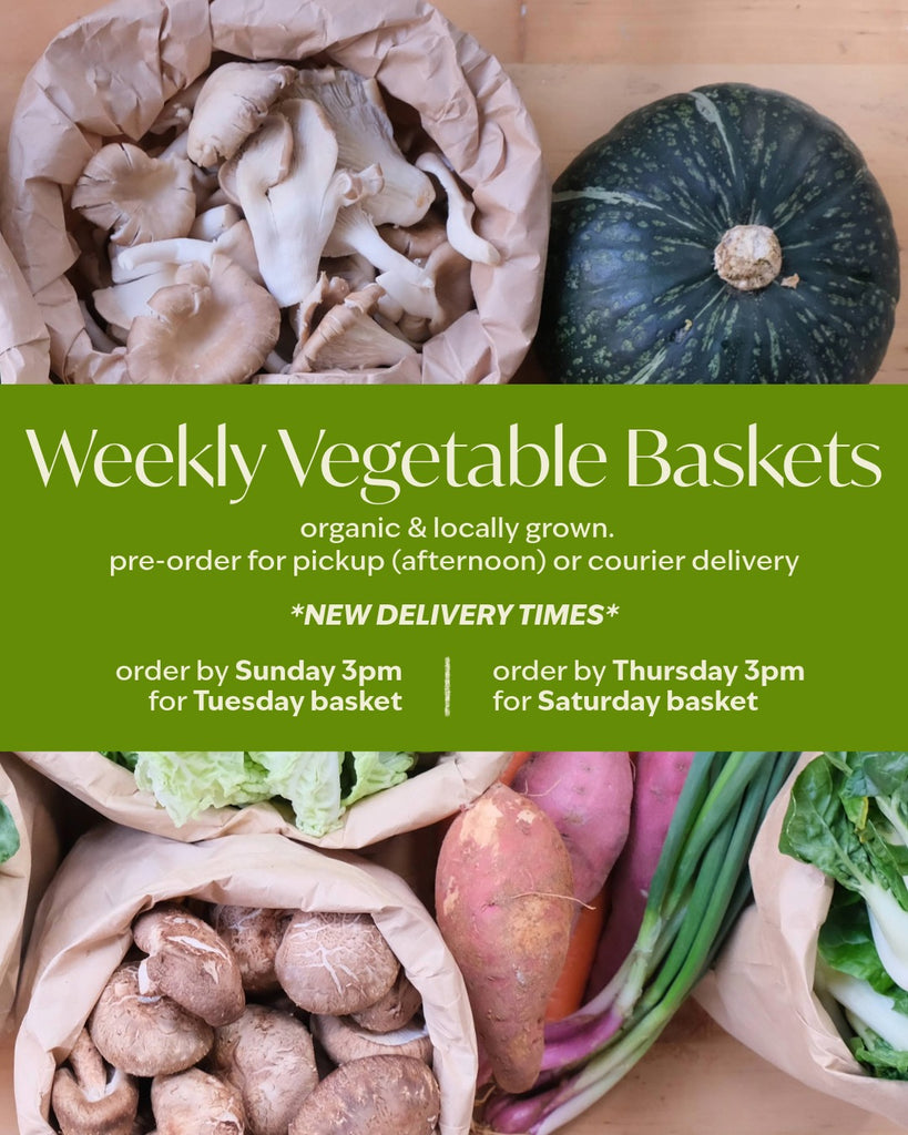 Weekly Pre-order Organic Fresh Vegetable Basket 每週預訂本地有機蔬菜籃