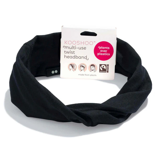 Plastic-free Twist Headband (Organic) 有機棉不含塑膠頭帶