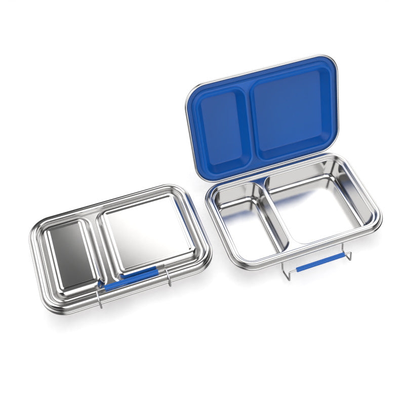 Leak-Proof Stainless Steel Lunchbox (2-Compartment) 不鏽鋼密封兩格便當盒