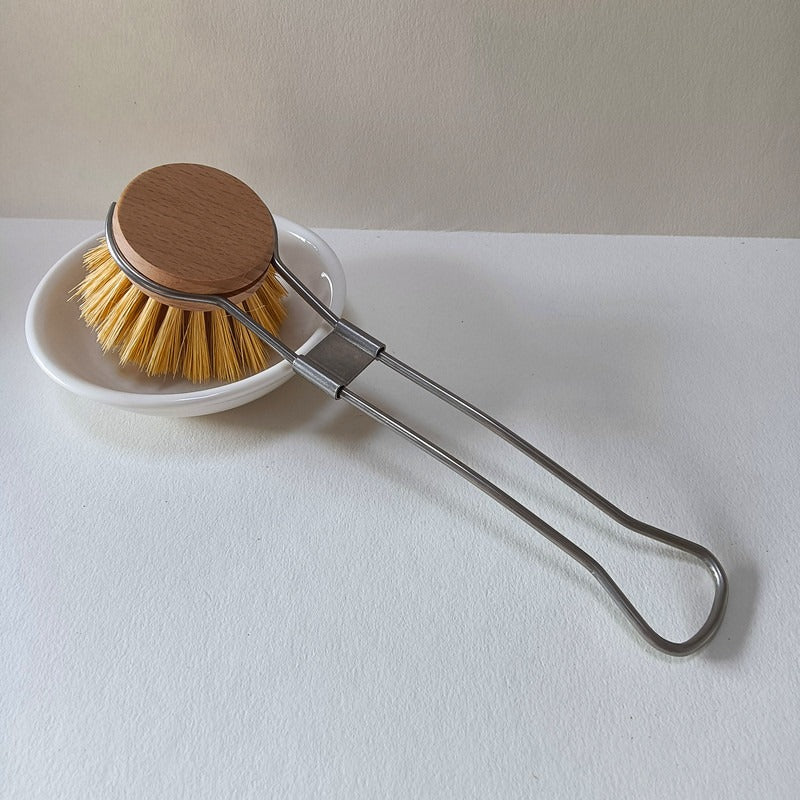 Dish Brush with Removable Head (Stainless Steel Handle) 可換頭洗碗刷(不鏽鋼手柄)