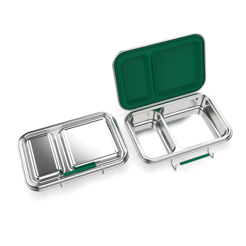 Leak-Proof Stainless Steel Lunchbox (2-Compartment) 不鏽鋼密封兩格便當盒