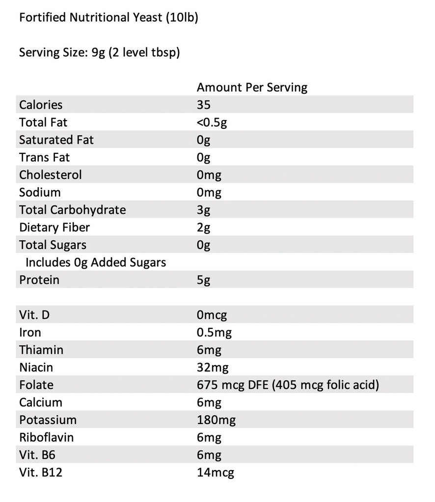 Nutritional Yeast (Fortified) / 營養酵母