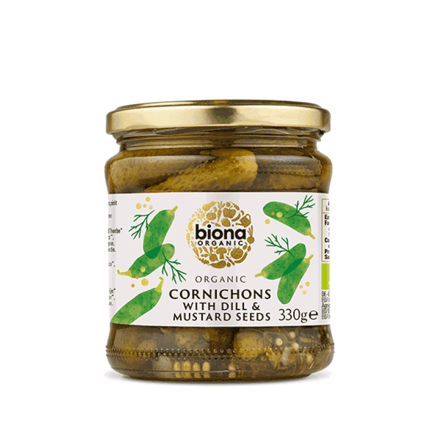 Biona - Organic Cornichons (Baby Gherkins)