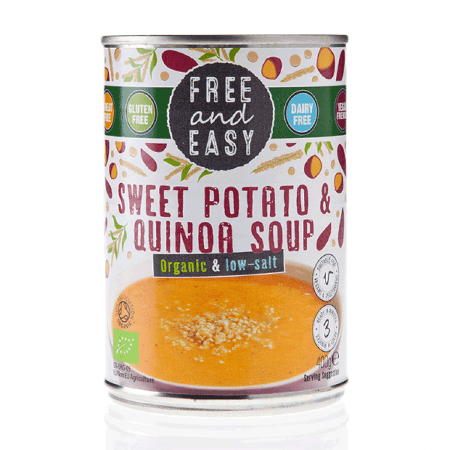 Free & Easy - Sweet Potato & Quinoa - low salt (Organic)