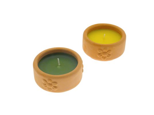 Terracotta Pot Citronella Candles