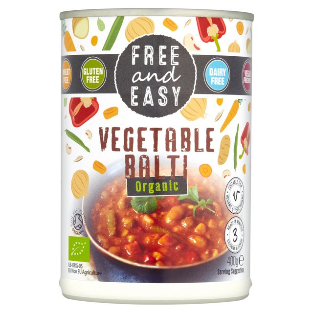 Free & Easy - Vegetable Balti (Organic)