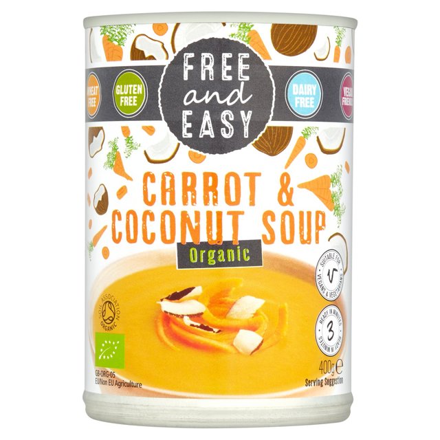 Free & Easy - Carrot & Coconut Soup (Organic)