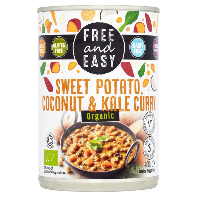 Free & Easy - Sweet Potato Coconut & Kale Curry (Organic)