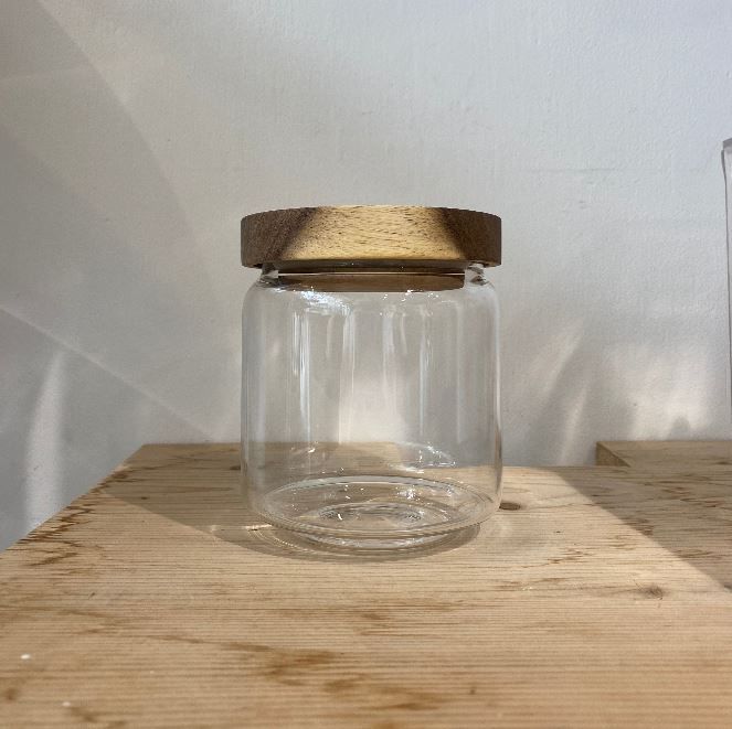 LZ Wooden Lid Pantry Jar