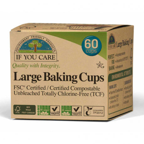 If You Care - Large Baking Cups - Unbleached