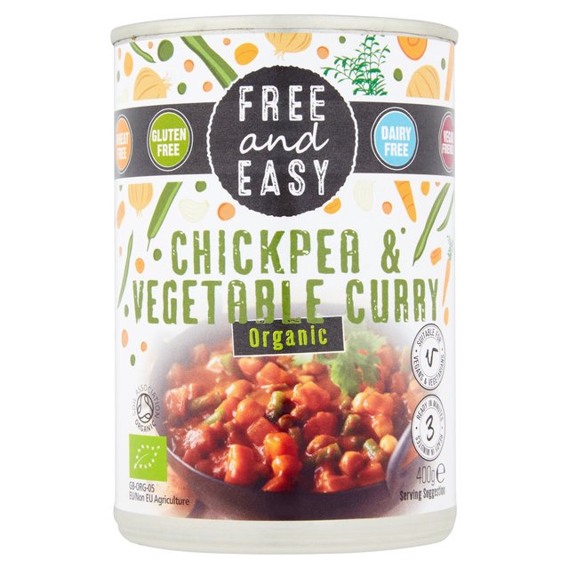 Free & Easy - Chickpea & Vegetable Curry (Organic)
