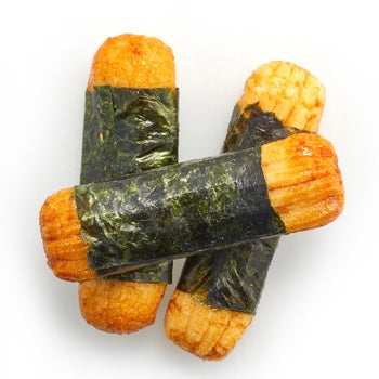 Soya Sauce Sushi Roll Crackers / 紫菜米餅小卷