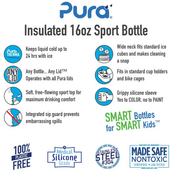 Pura Sport Bottle Insulated 16oz