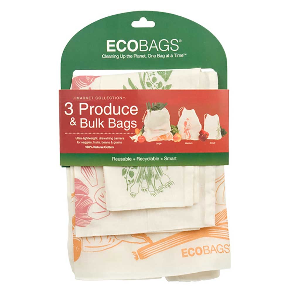 Ecobags - Produce Bag Organic Cotton (Set of 3)