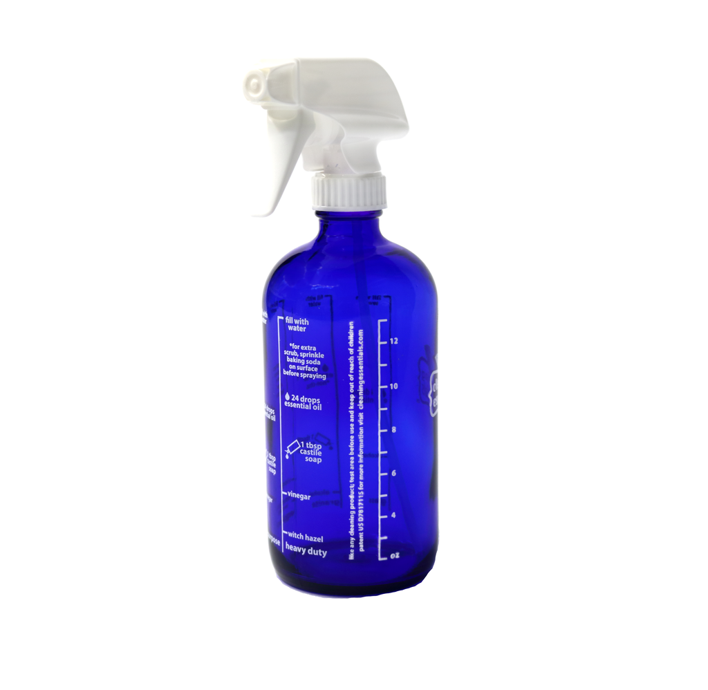 Cleaning Essentials Blue Spray Bottle