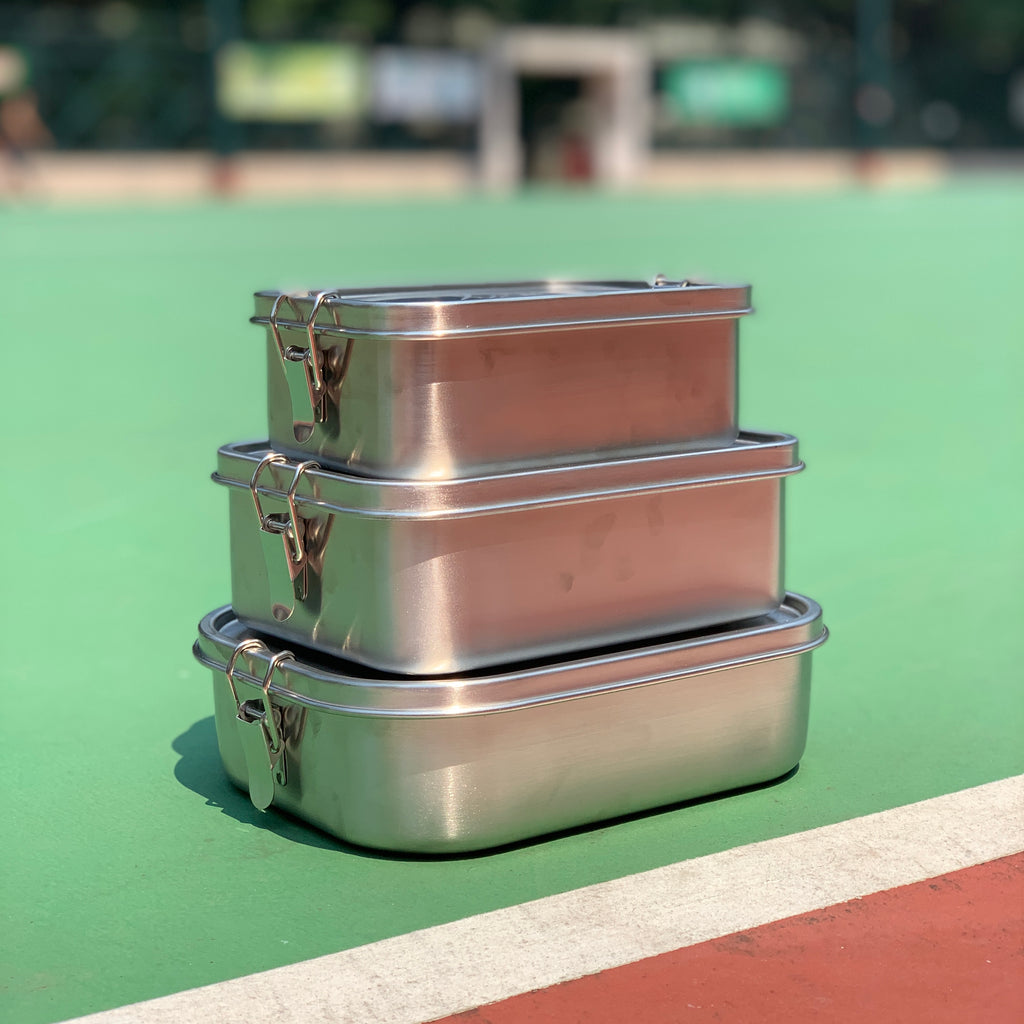 Leak-Proof Stainless Steel Lunchbox (Size S/M/L)