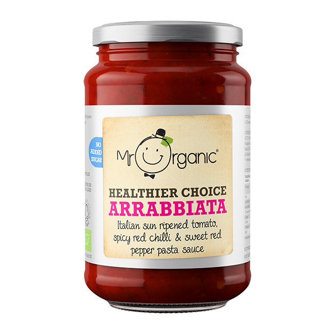 Mr Organic - Chilli Arrabbiata Pasta Sauce (Organic, Vegan)