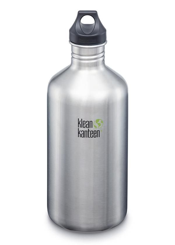 Klean Kanteen Classic w/ Loop Cap Water Bottle- 18oz/27oz/40oz/64oz