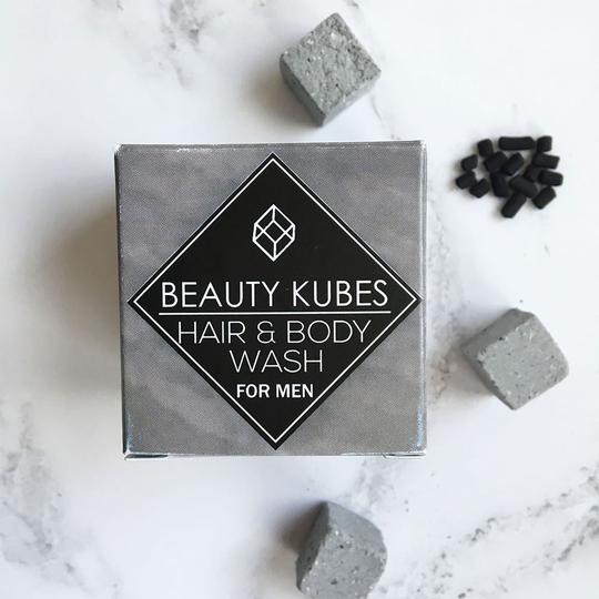 Plastic Free Shampoo - For Men - Beauty Kubes