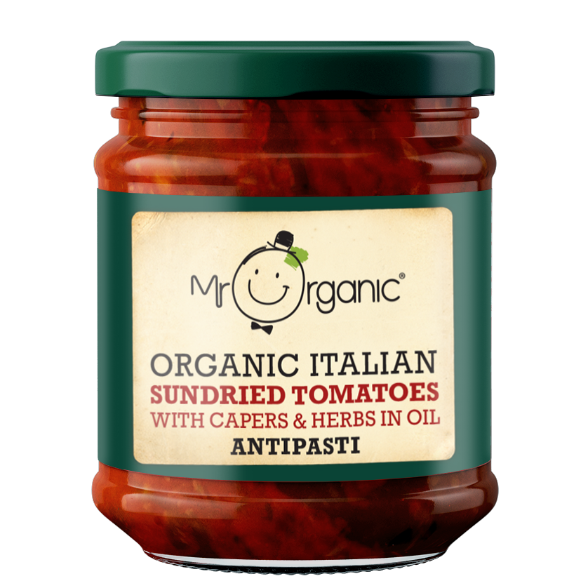 Mr Organic - Sun-dried Tomatoes & Capers Antipasti (Organic, Vegan)
