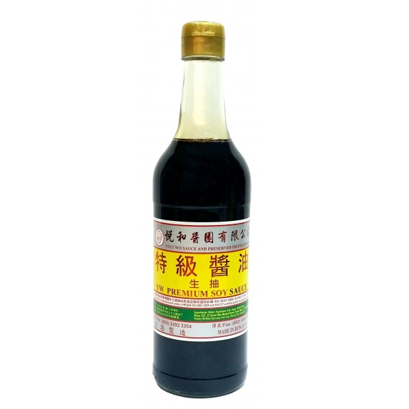 Yuet Wo - Premium Soy Sauce 500ml / 特級醬油(頭抽-生抽) - 500毫升
