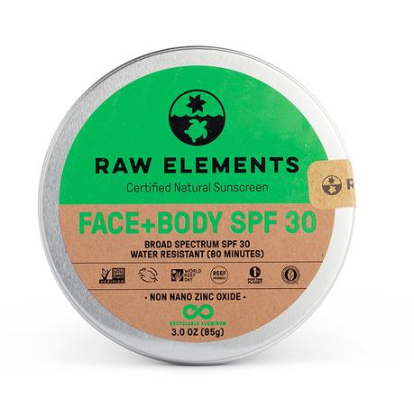 Raw Elements - Face & Body Sunscreen Tin SPF30+
